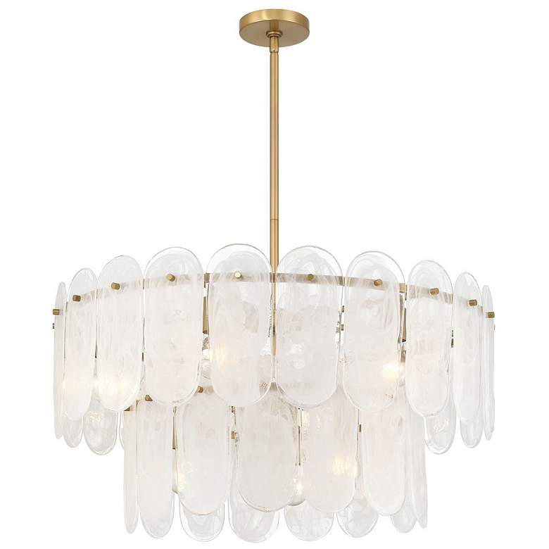 Image 1 Minka-Lavery Oldmill 9-Light 30-in Legacy Brass Indoor Pendant