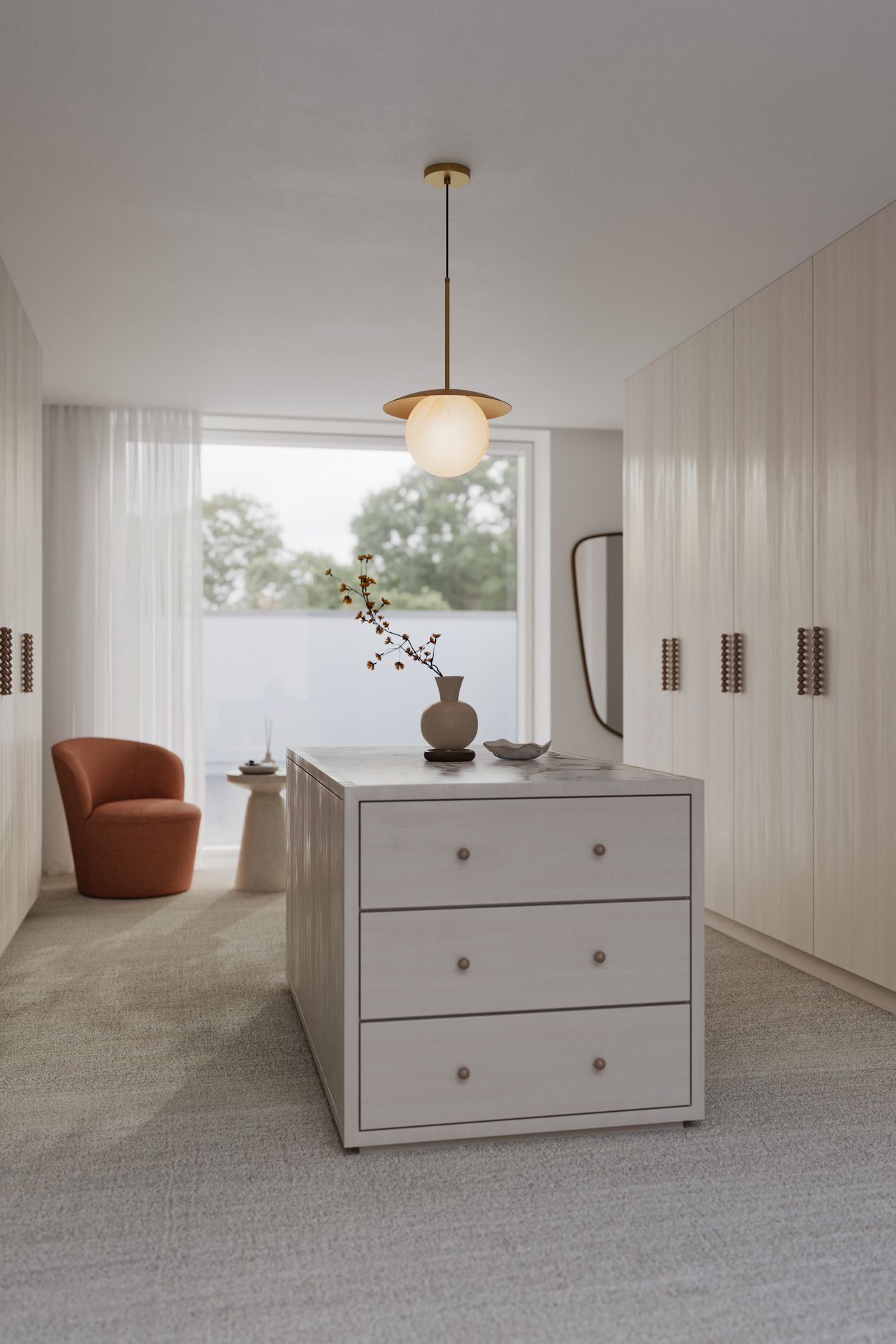 Image 4 Minka Lavery Olenne 1-Light 14-in Legacy Brass Pendant with Orb Shade more views