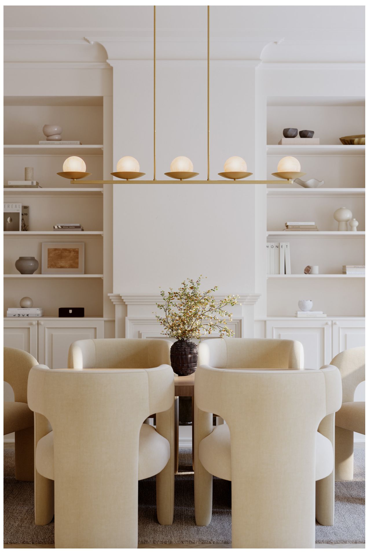 Image 4 Minka Lavery Olenne 5-Light 64-in Brass more views