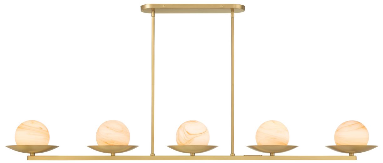 Minka Lavery Olenne 5-Light 64-in Brass