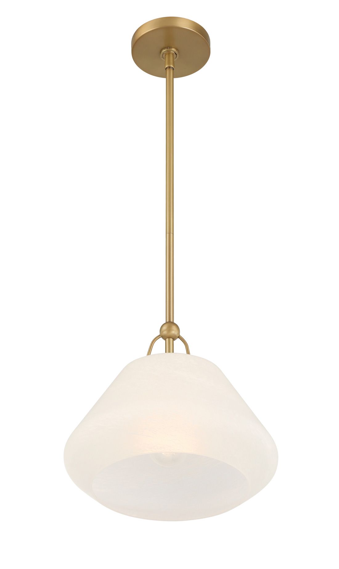 Minka-Lavery Orion 1-Light 11.75-in Legacy Brass Indoor Pendant
