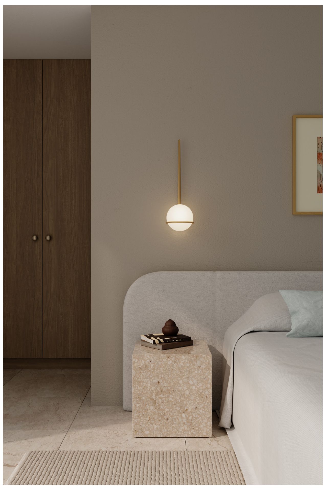Image 4 Minka Lavery Orstyn 1-Light 8-in Legacy Brass Wall Sconce with Glass Shade more views