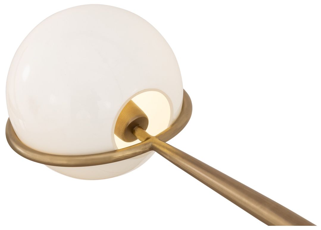 Minka Lavery Orstyn 4-Light 48-in Legacy Brass Chandelier with Glass Shade