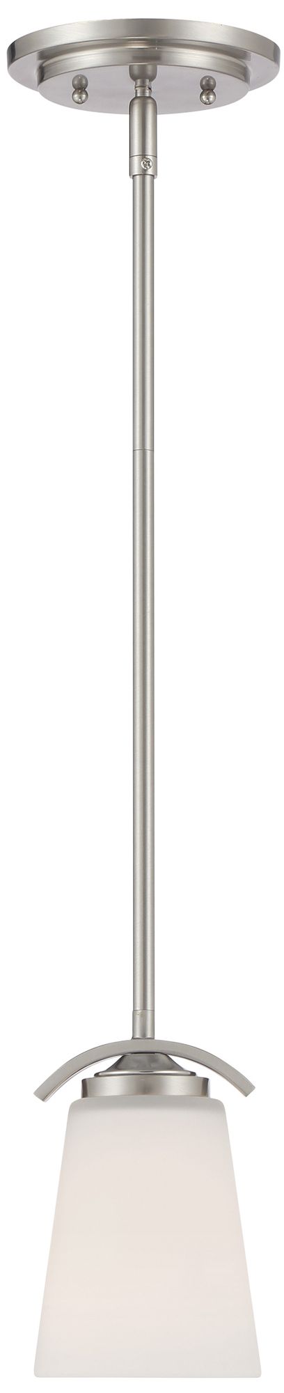 Image 4 Minka-Lavery Overland Park 1-Light Brushed Nickel Mini Pendant more views