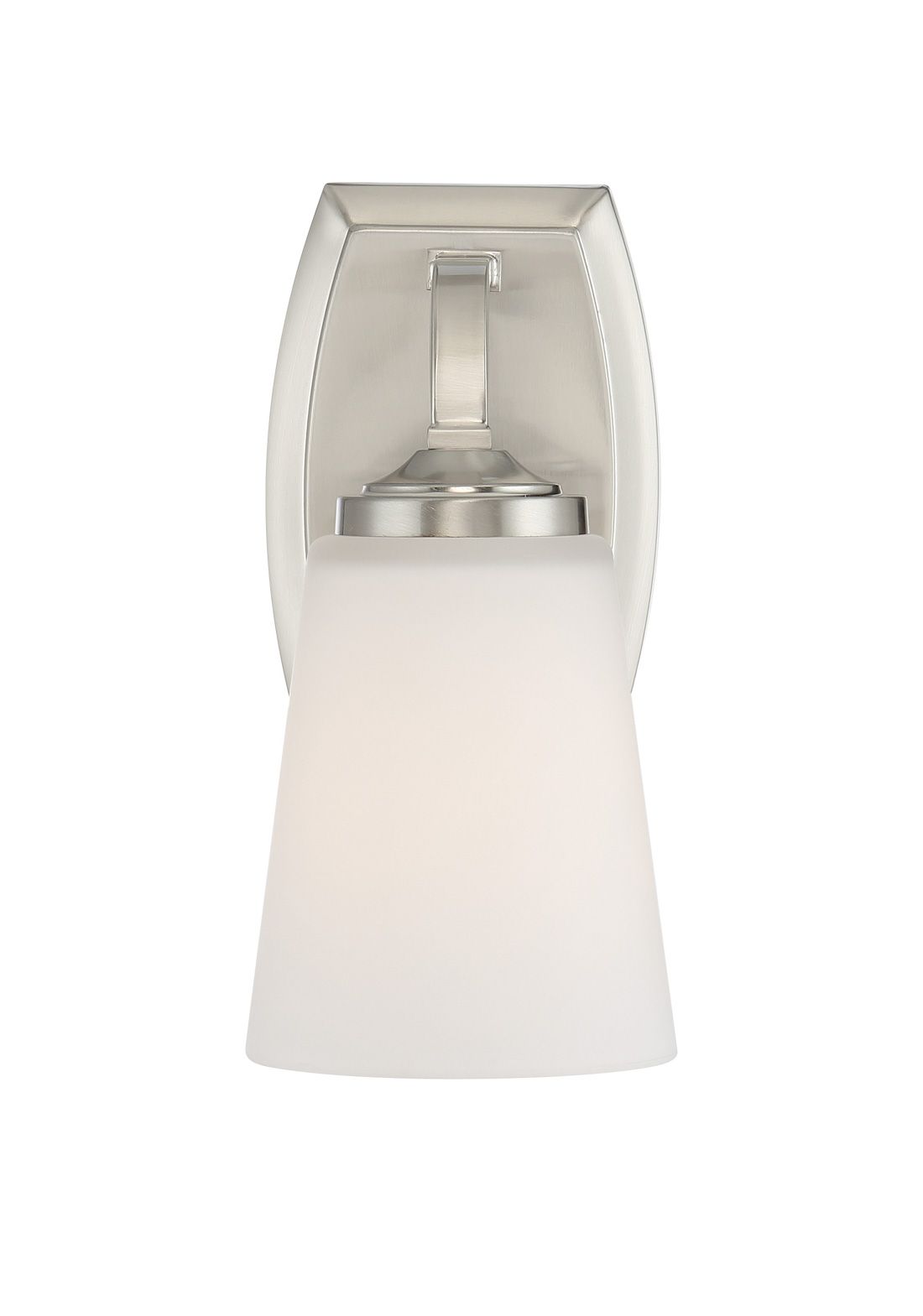 Image 4 Minka-Lavery Overland Park 1-Light Brushed Nickel Vanity Light more views