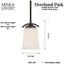 Minka-Lavery Overland Park 1-Light Vintage Bronze Mini Pendant