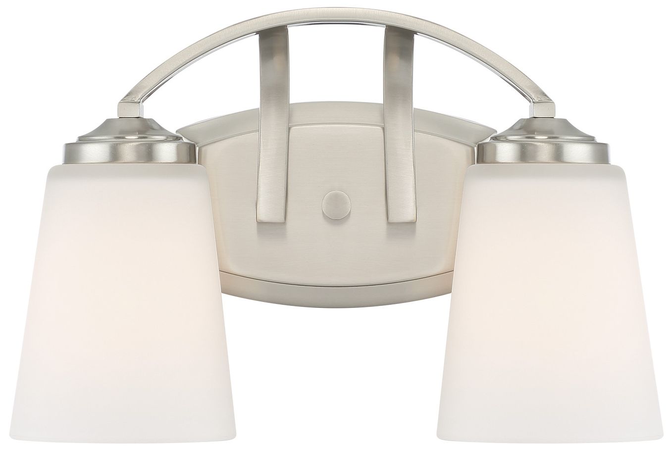 Image 7 Minka-Lavery Overland Park 2-Light Brushed Nickel Bath more views