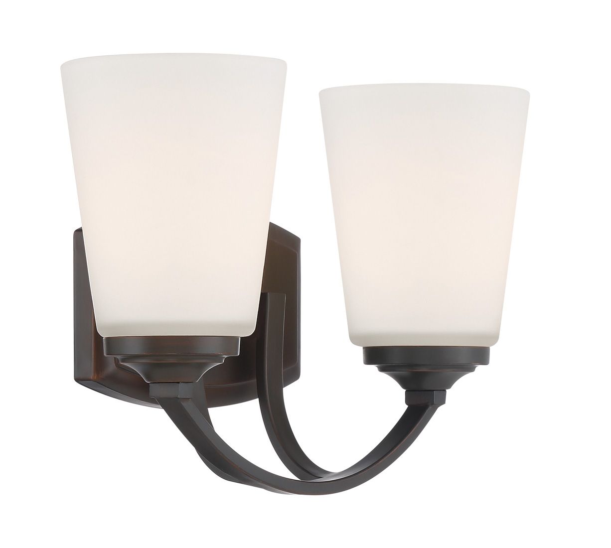Image 5 Minka-Lavery Overland Park 2-Light Vintage Bronze Vanity Light more views