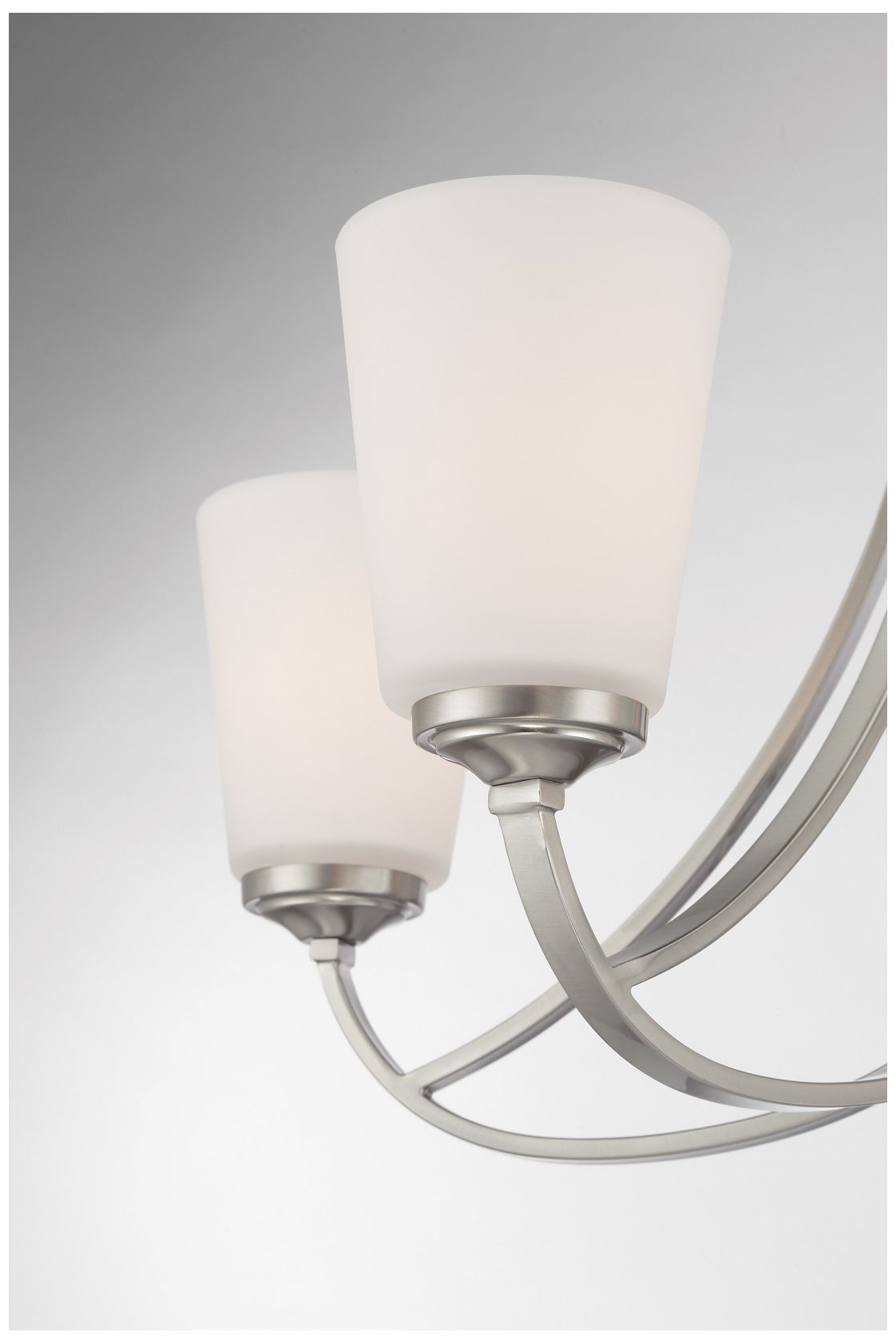 Image 5 Minka-Lavery Overland Park 26" Wide 5-Light Brushed Nickel Chandelier more views