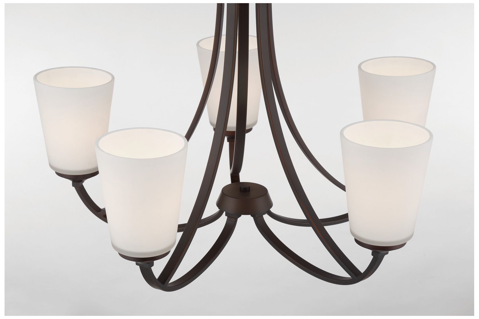 Image 4 Minka Lavery Overland Park 26" Wide Vintage Bronze 5-Light Chandelier more views