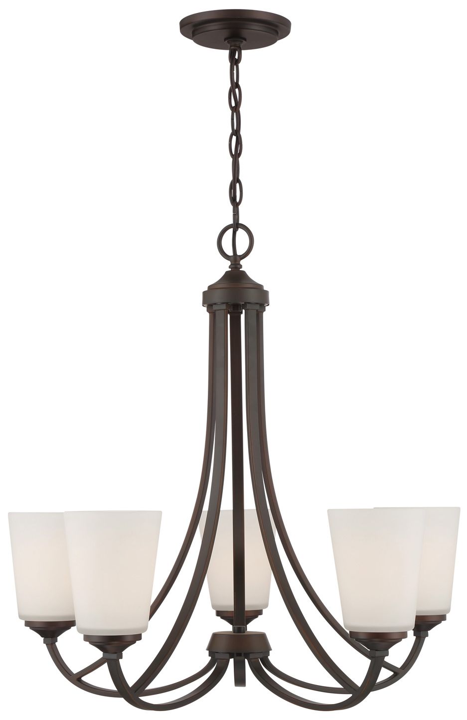 Image 5 Minka Lavery Overland Park 26" Wide Vintage Bronze 5-Light Chandelier more views