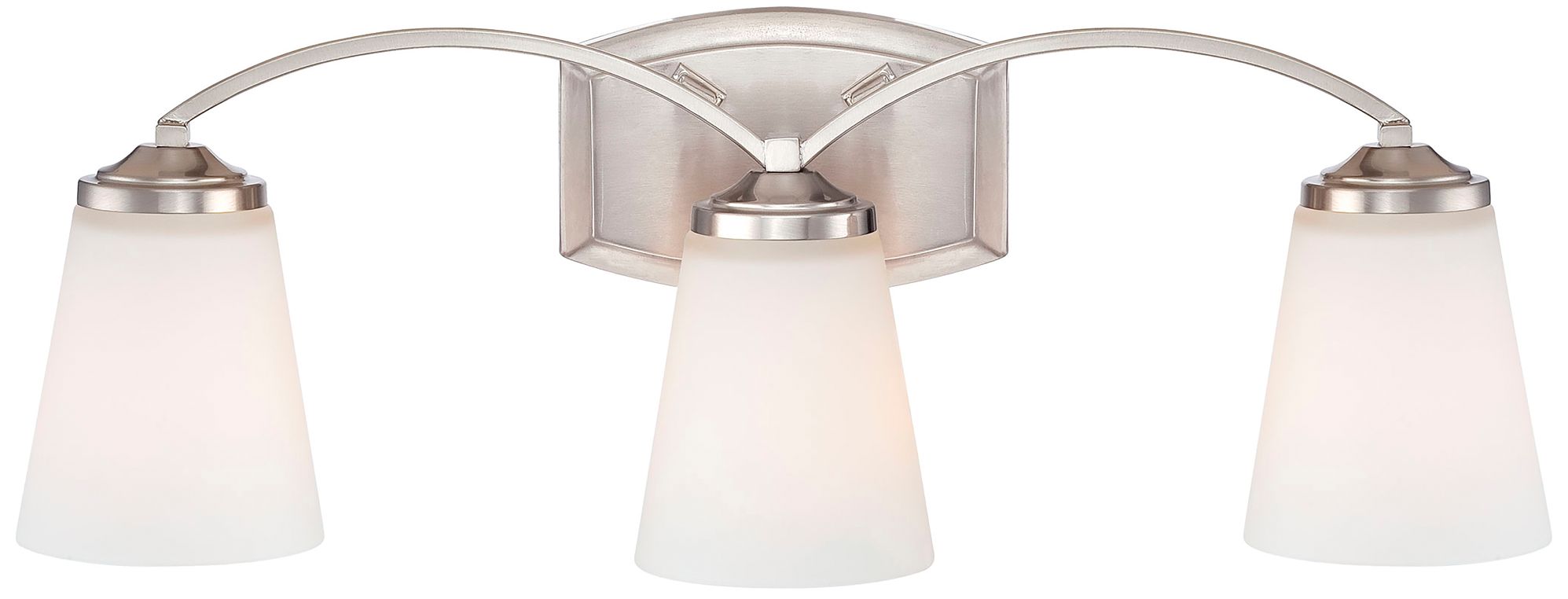 Minka-Lavery Overland Park 3-Light Brushed Nickel Bath