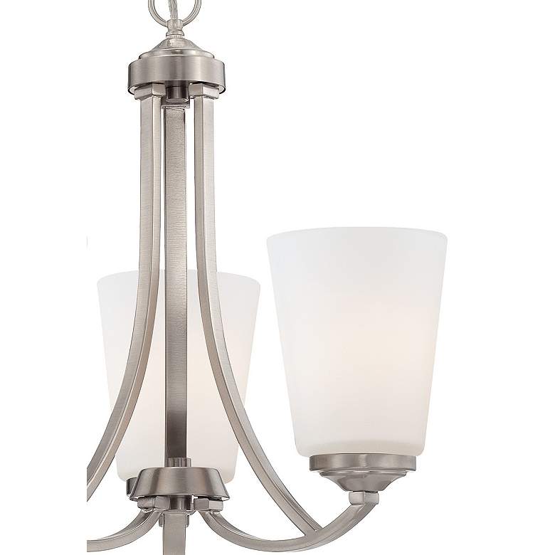 Image 2 Minka-Lavery Overland Park 3-Light Brushed Nickel Mini Chandelier more views