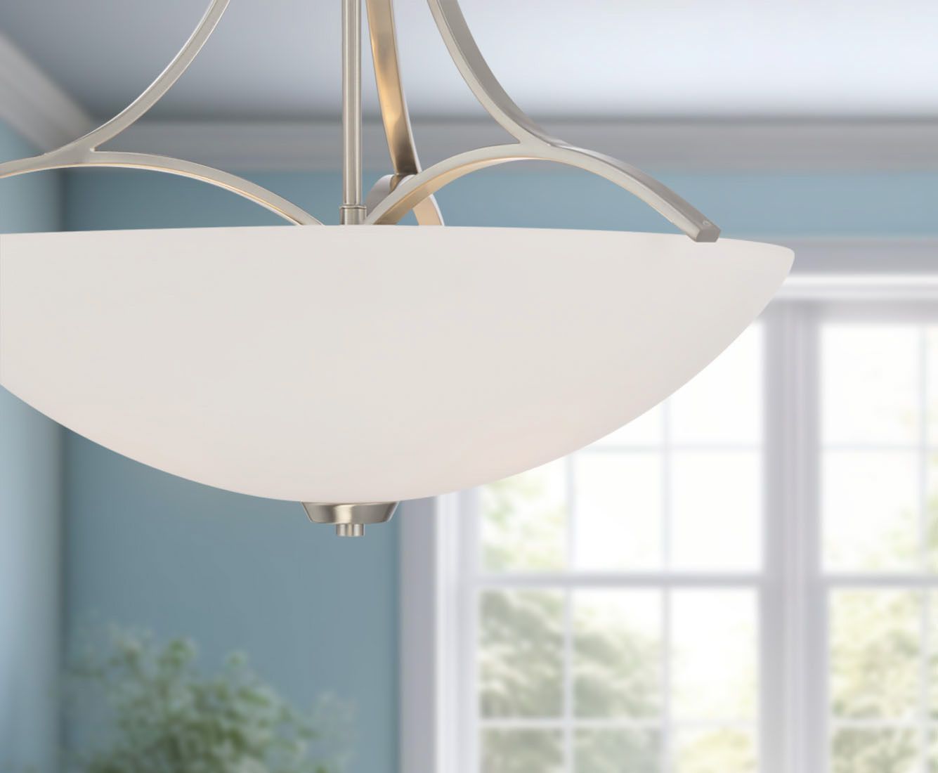 Image 3 Minka-Lavery Overland Park 3-Light Brushed Nickel Pendant more views