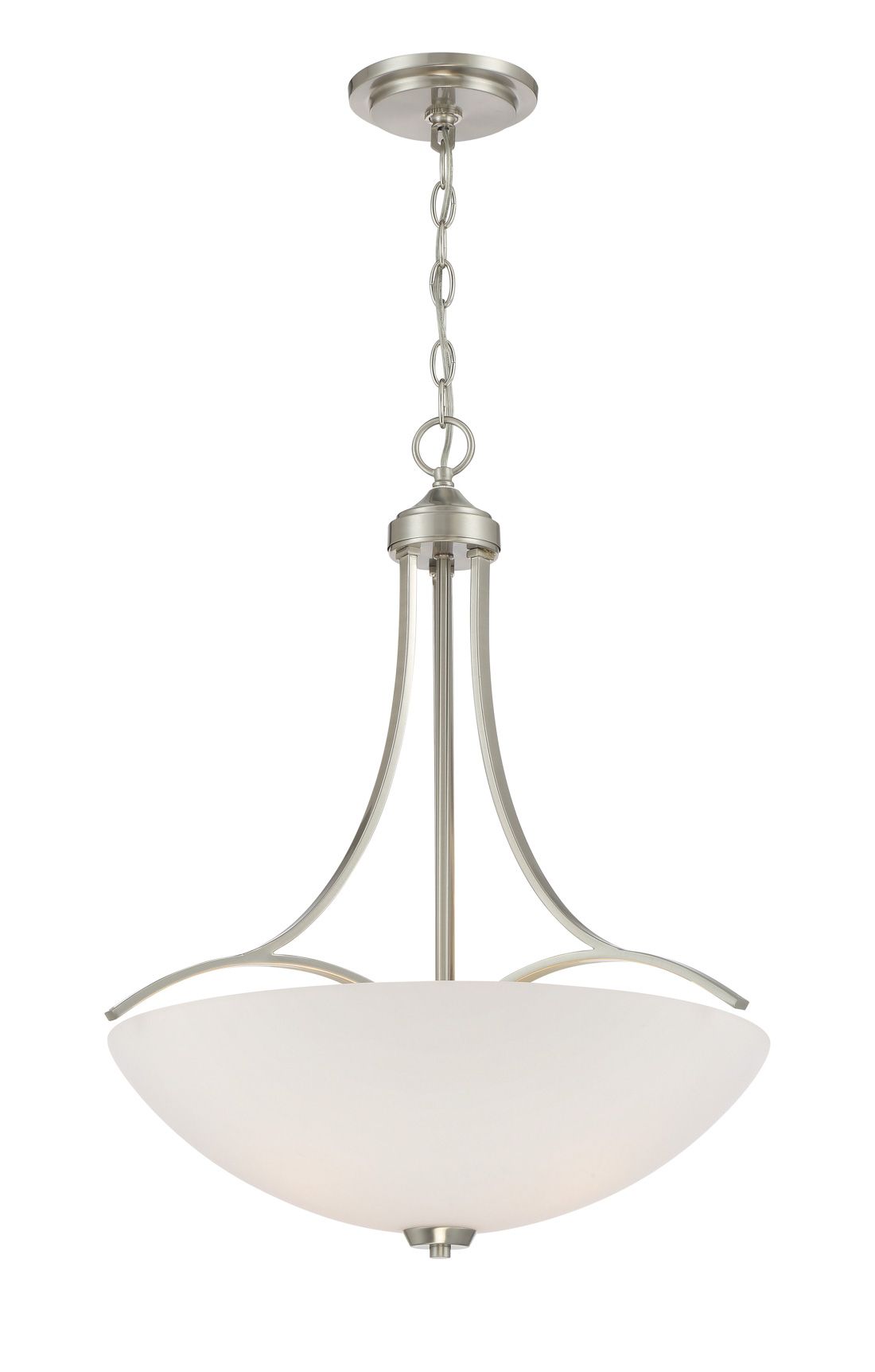 Image 5 Minka-Lavery Overland Park 3-Light Brushed Nickel Pendant more views