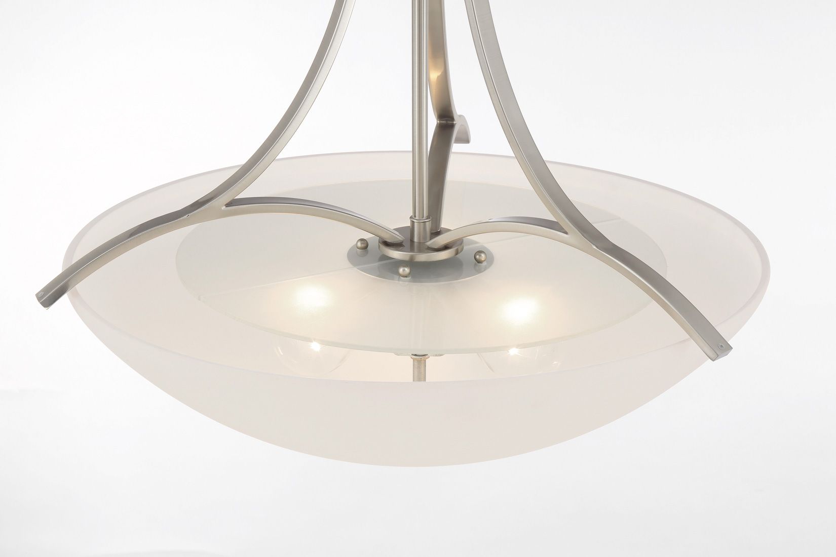 Image 6 Minka-Lavery Overland Park 3-Light Brushed Nickel Pendant more views