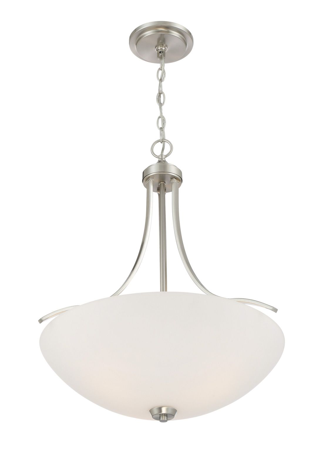 Image 7 Minka-Lavery Overland Park 3-Light Brushed Nickel Pendant more views