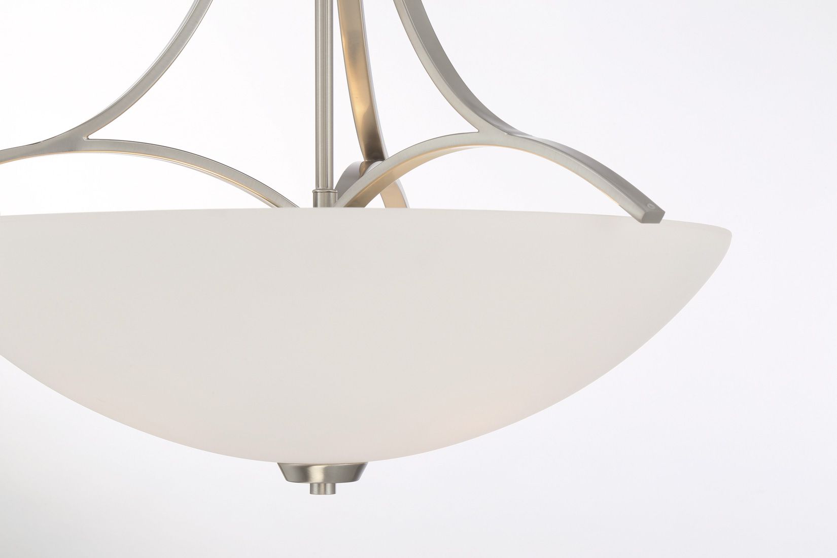 Minka-Lavery Overland Park 3-Light Brushed Nickel Pendant