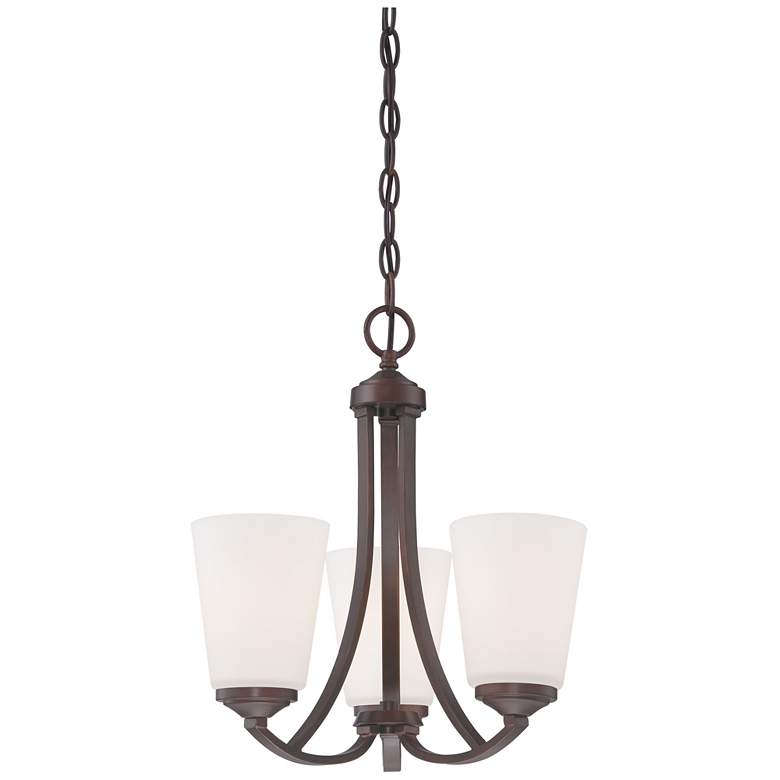 Image 1 Minka-Lavery Overland Park 3-Light Vintage Bronze Mini Chandelier