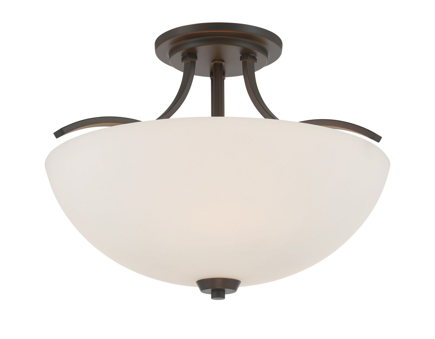 Image 3 Minka-Lavery Overland Park 3-Light Vintage Bronze Semi Flush more views