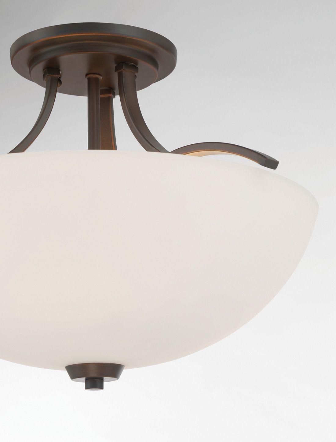 Image 4 Minka-Lavery Overland Park 3-Light Vintage Bronze Semi Flush more views