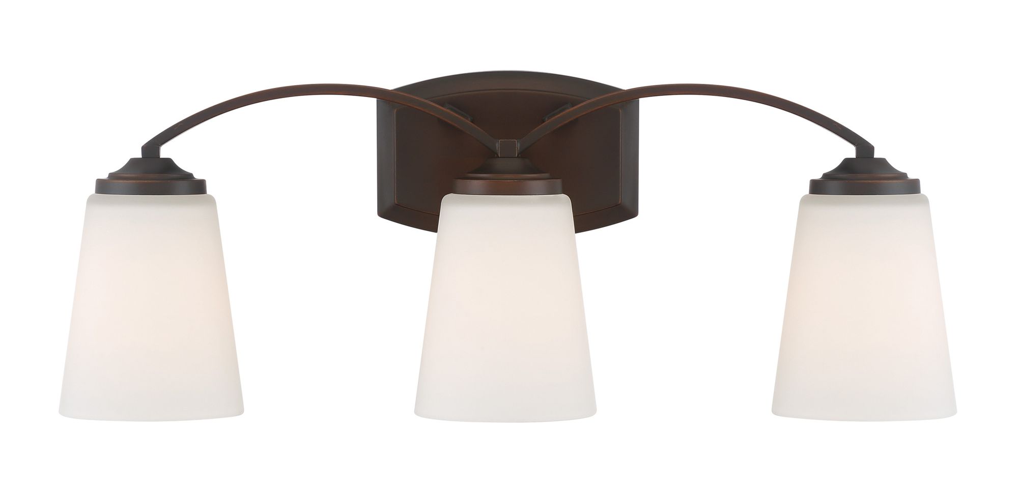 Image 3 Minka-Lavery Overland Park 3-Light Vintage Bronze Vanity Light more views
