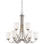 2_Minka-Lavery Overland Park 30" Wide 9-Light Brushed Nickel Chandelier