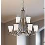 1_Minka-Lavery Overland Park 30" Wide 9-Light Brushed Nickel Chandelier