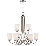 4_Minka-Lavery Overland Park 30" Wide 9-Light Brushed Nickel Chandelier more views