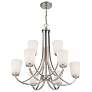 6_Minka-Lavery Overland Park 30" Wide 9-Light Brushed Nickel Chandelier more views