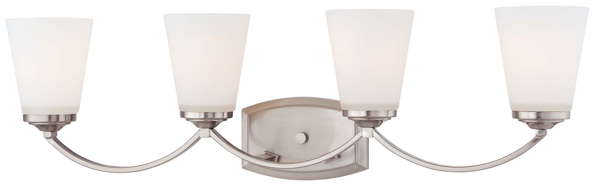 Image 3 Minka-Lavery Overland Park 4-Light Brushed Nickel Bath Light more views