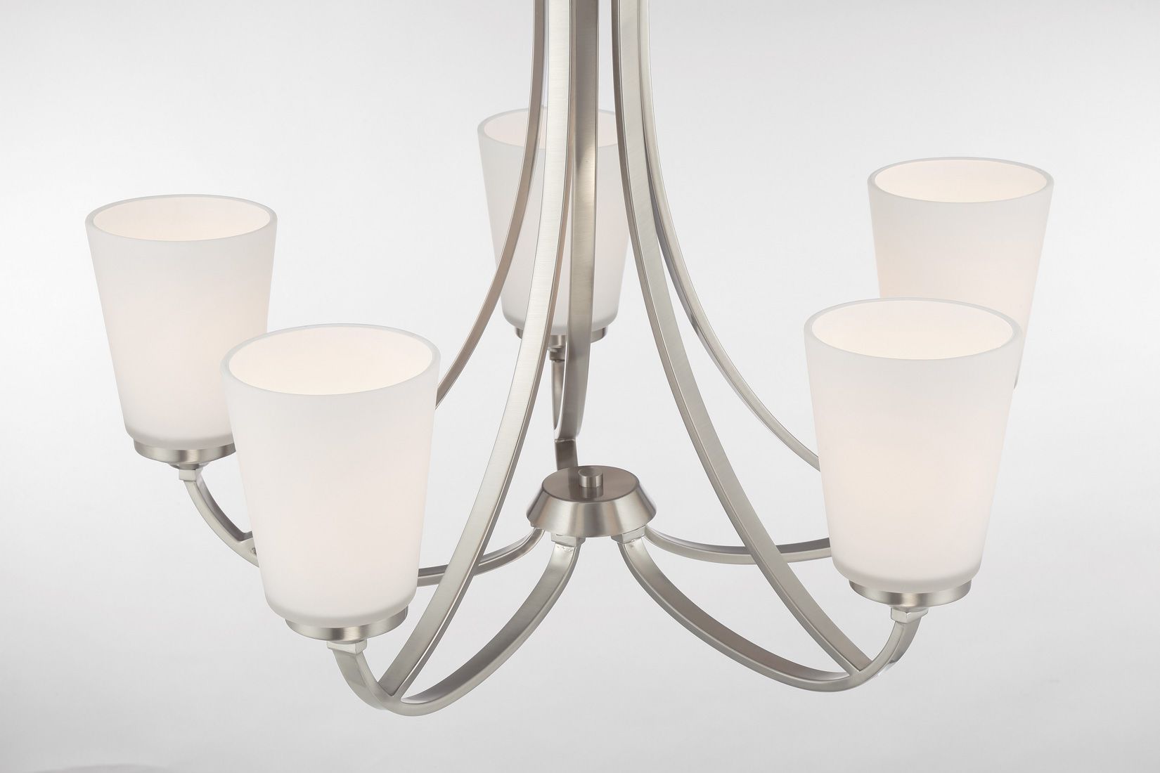 Image 5 Minka-Lavery Overland Park 5-Light Brushed Nickel Chandelier more views