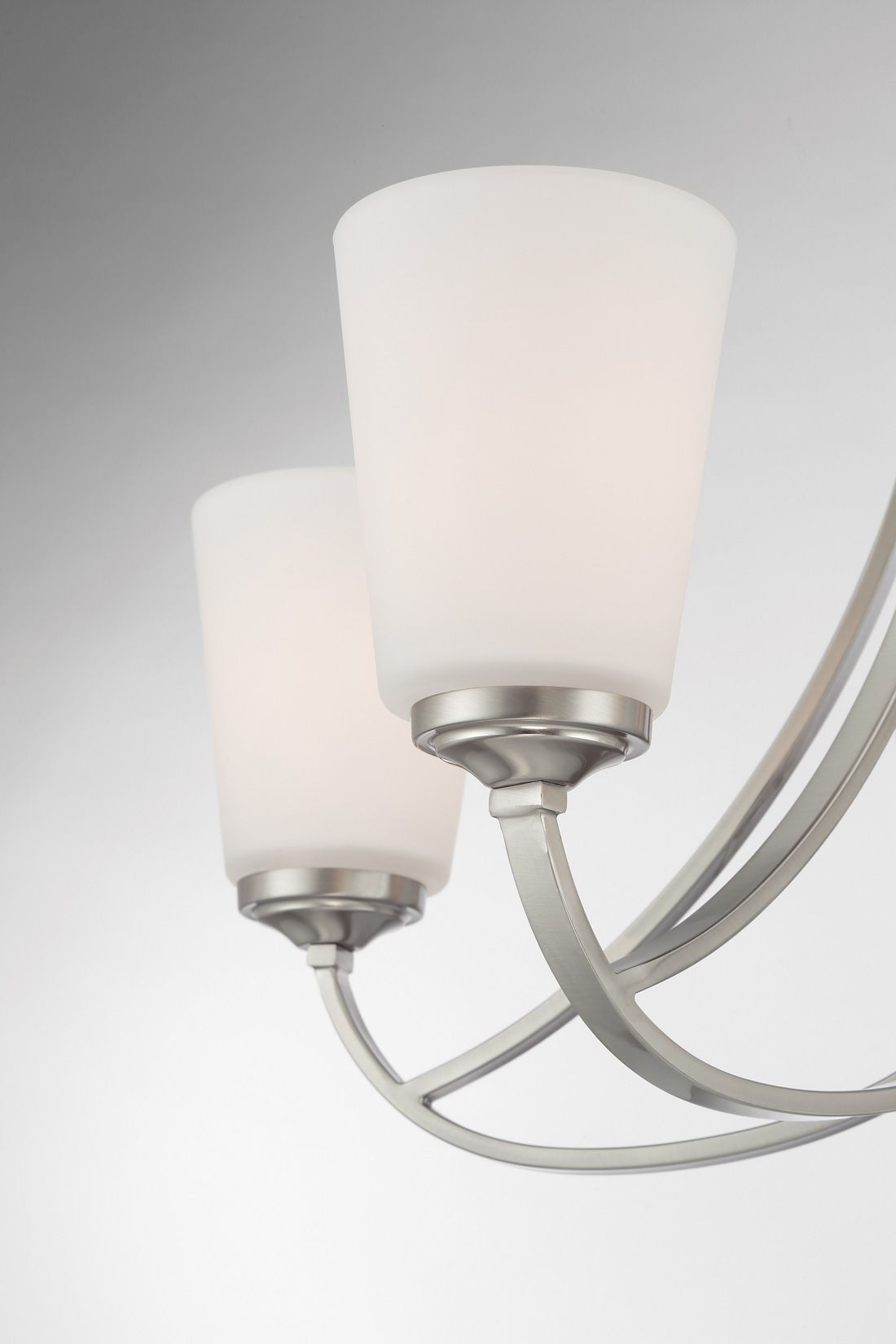 Image 7 Minka-Lavery Overland Park 5-Light Brushed Nickel Chandelier more views