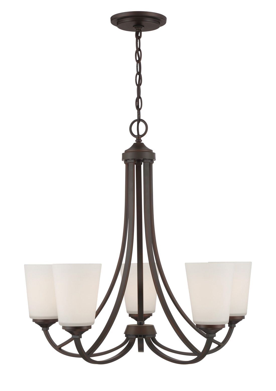 Image 5 Minka-Lavery Overland Park 5-Light Vintage Bronze Chandelier more views