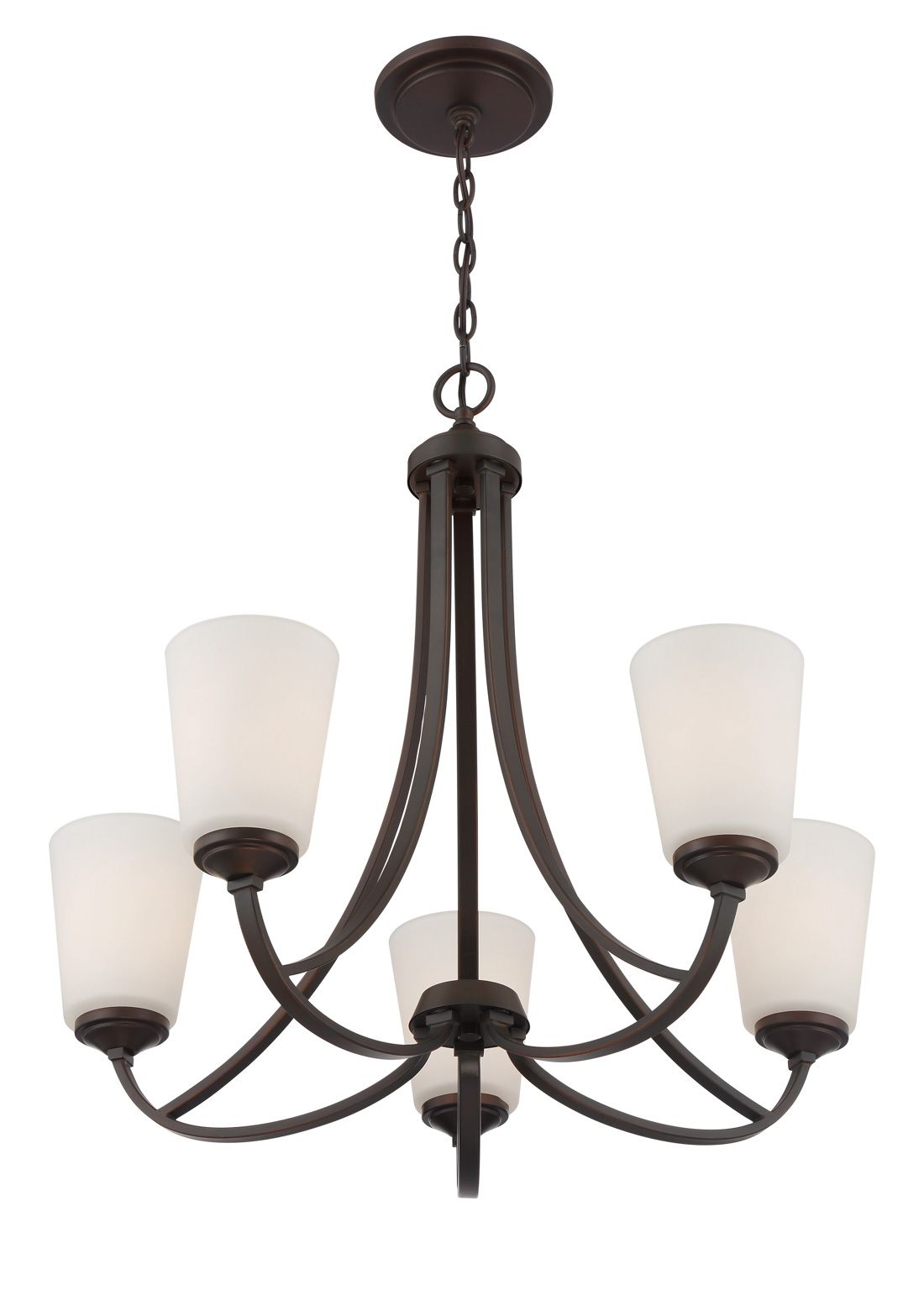Image 7 Minka-Lavery Overland Park 5-Light Vintage Bronze Chandelier more views