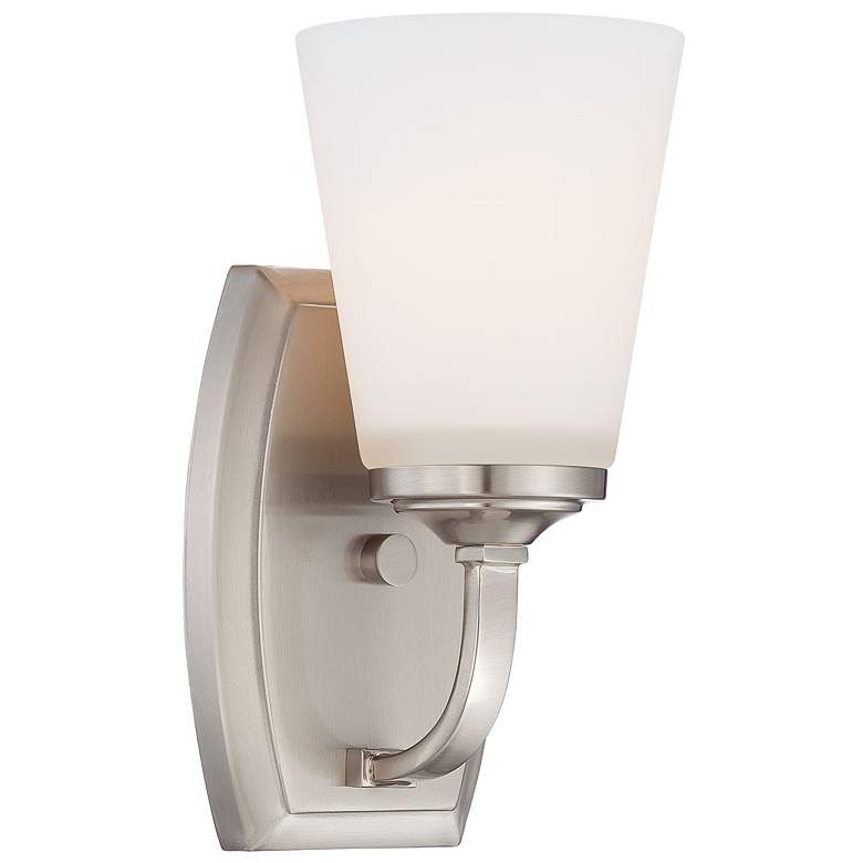 Image 2 Minka-Lavery Overland Park 9" High Brushed Nickel Bath Light