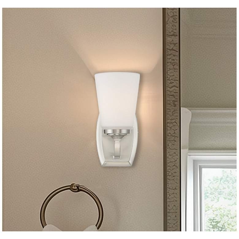 Image 3 Minka-Lavery Overland Park 9" High Brushed Nickel Bath Light more views