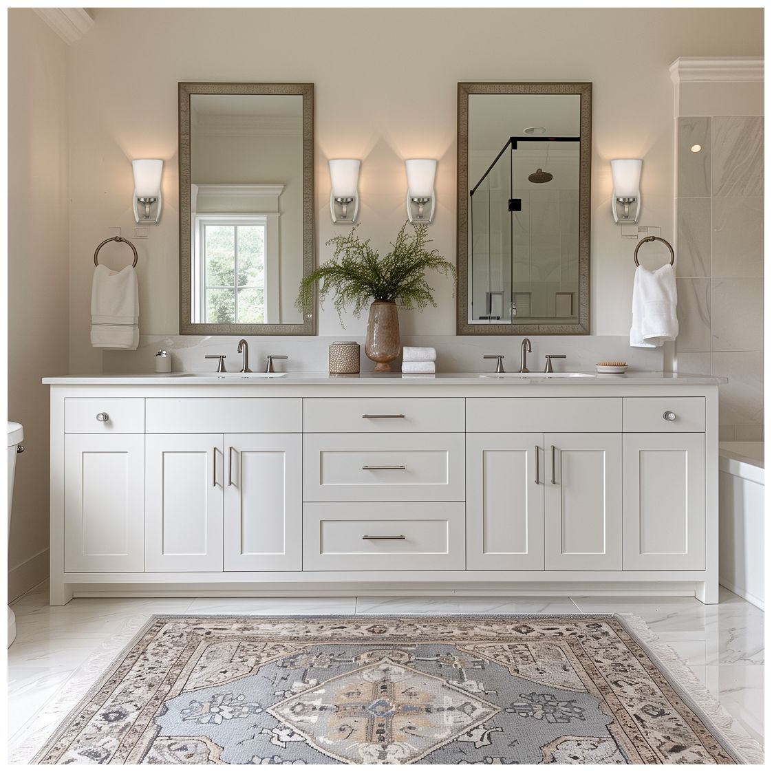 Image 6 Minka-Lavery Overland Park 9" High Brushed Nickel Bath Light more views