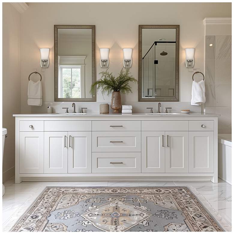 Image 6 Minka-Lavery Overland Park 9" High Brushed Nickel Bath Light more views