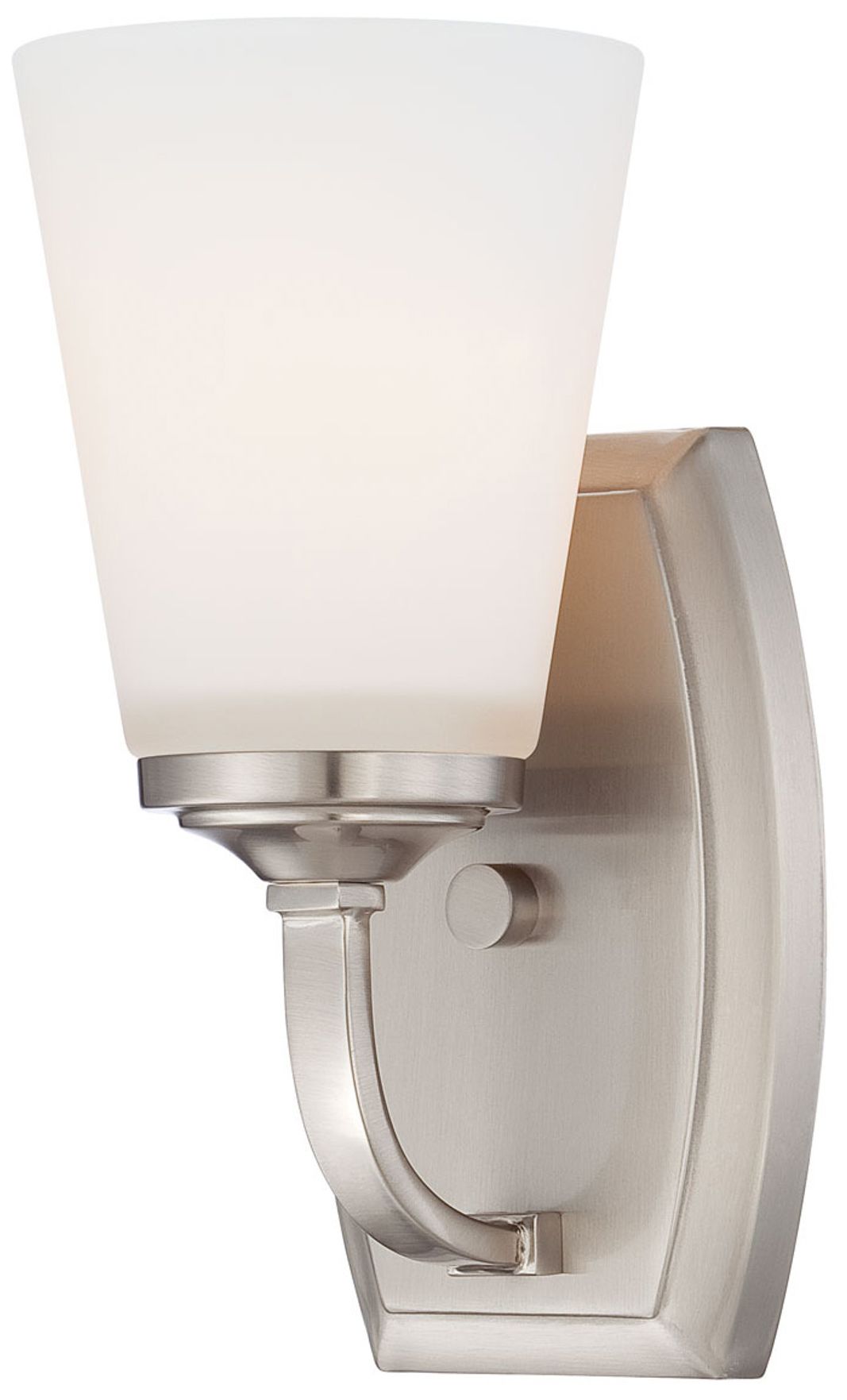 Minka-Lavery Overland Park 9" High Brushed Nickel Bath Light