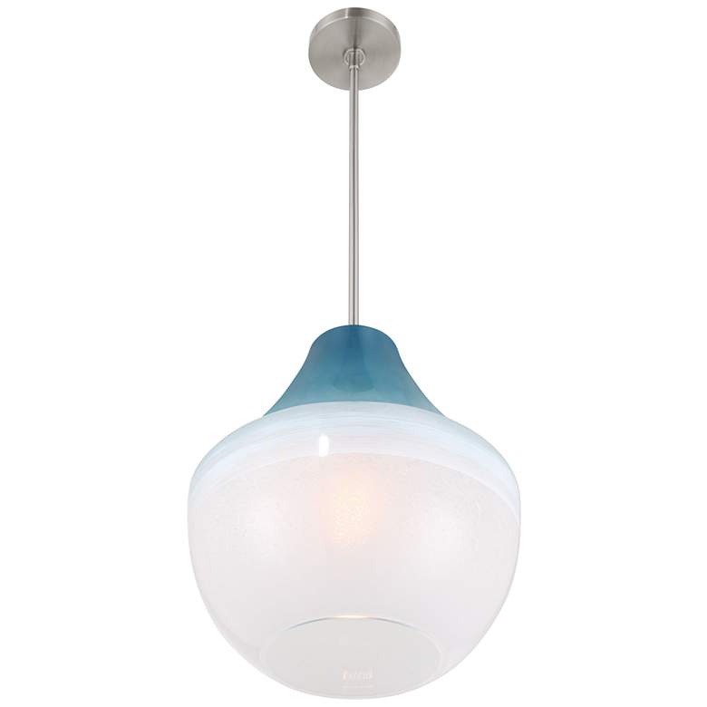 Image 4 Minka-Lavery Pacific 1-Light 14-in Brushed Nickel Indoor Pendant more views