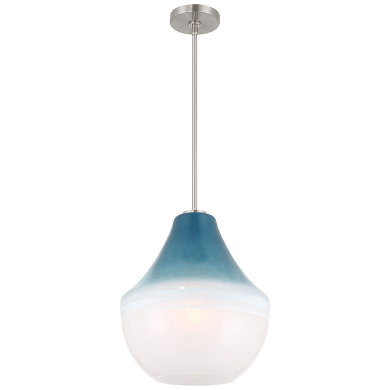 Image 5 Minka-Lavery Pacific 1-Light 14-in Brushed Nickel Indoor Pendant more views