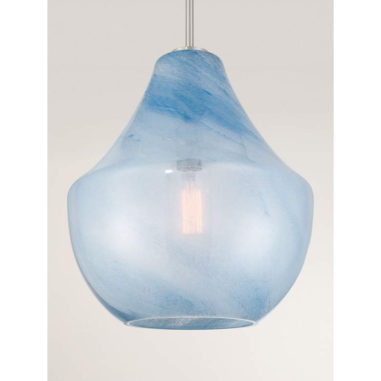 Image 3 Minka-Lavery Pacific 1-Light 14-in Brushed Nickel Indoor Pendant more views