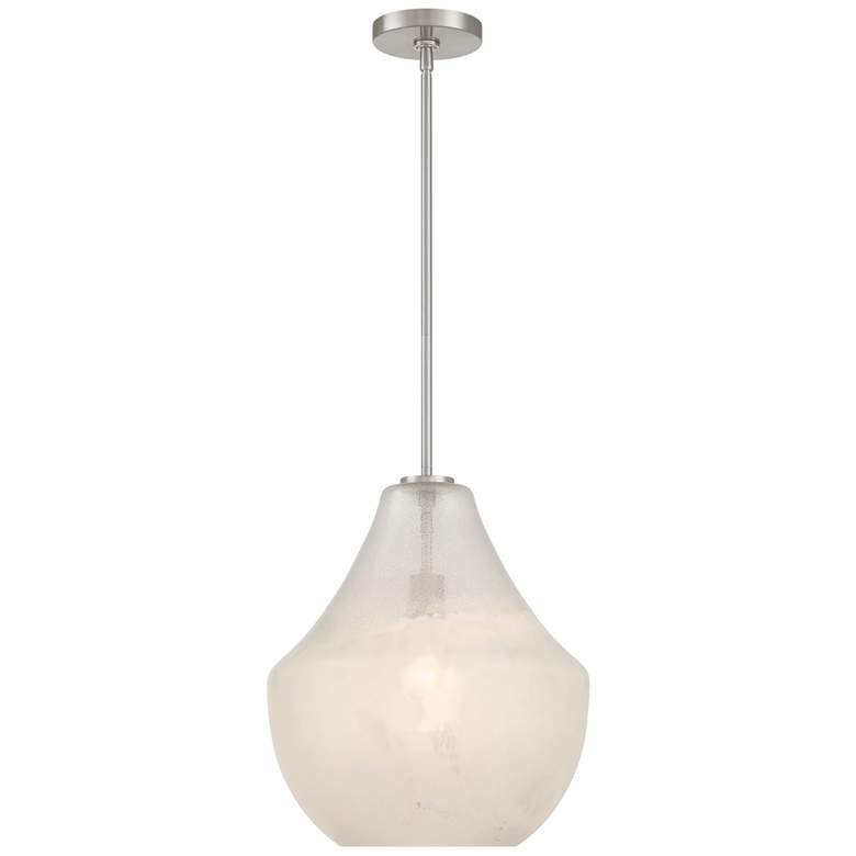 Image 2 Minka-Lavery Pacific 1-Light 14-in Brushed Nickel Indoor Pendant more views