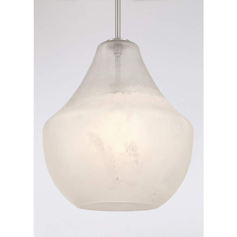 Image 3 Minka-Lavery Pacific 1-Light 14-in Brushed Nickel Indoor Pendant more views