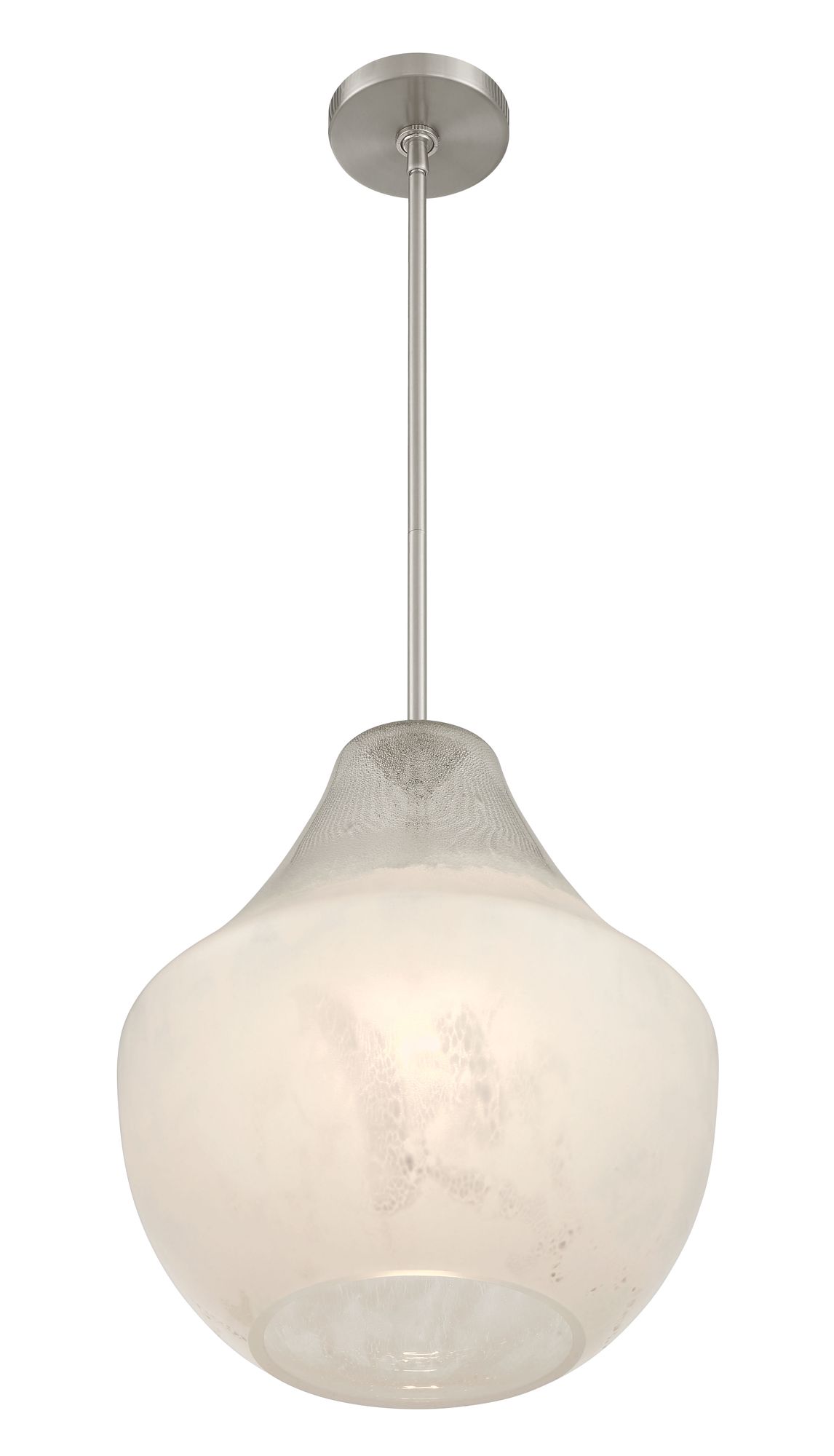 Minka-Lavery Pacific 1-Light 14-in Brushed Nickel Indoor Pendant
