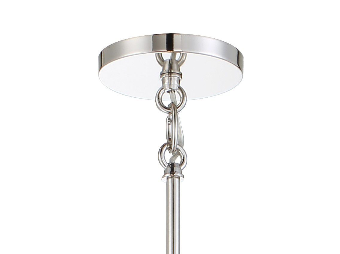 Image 3 Minka-Lavery Palmetto 4-Light Polished Nickel Pendant more views