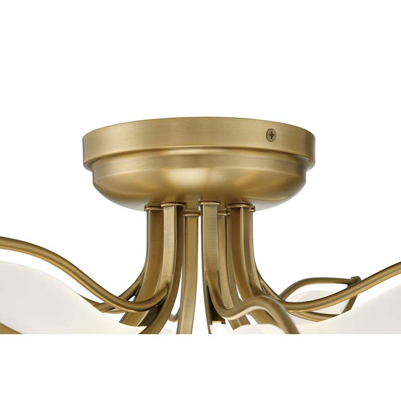 Image 6 Minka-Lavery Papilio LED 21-in Legacy Brass Indoor Flush Mount more views