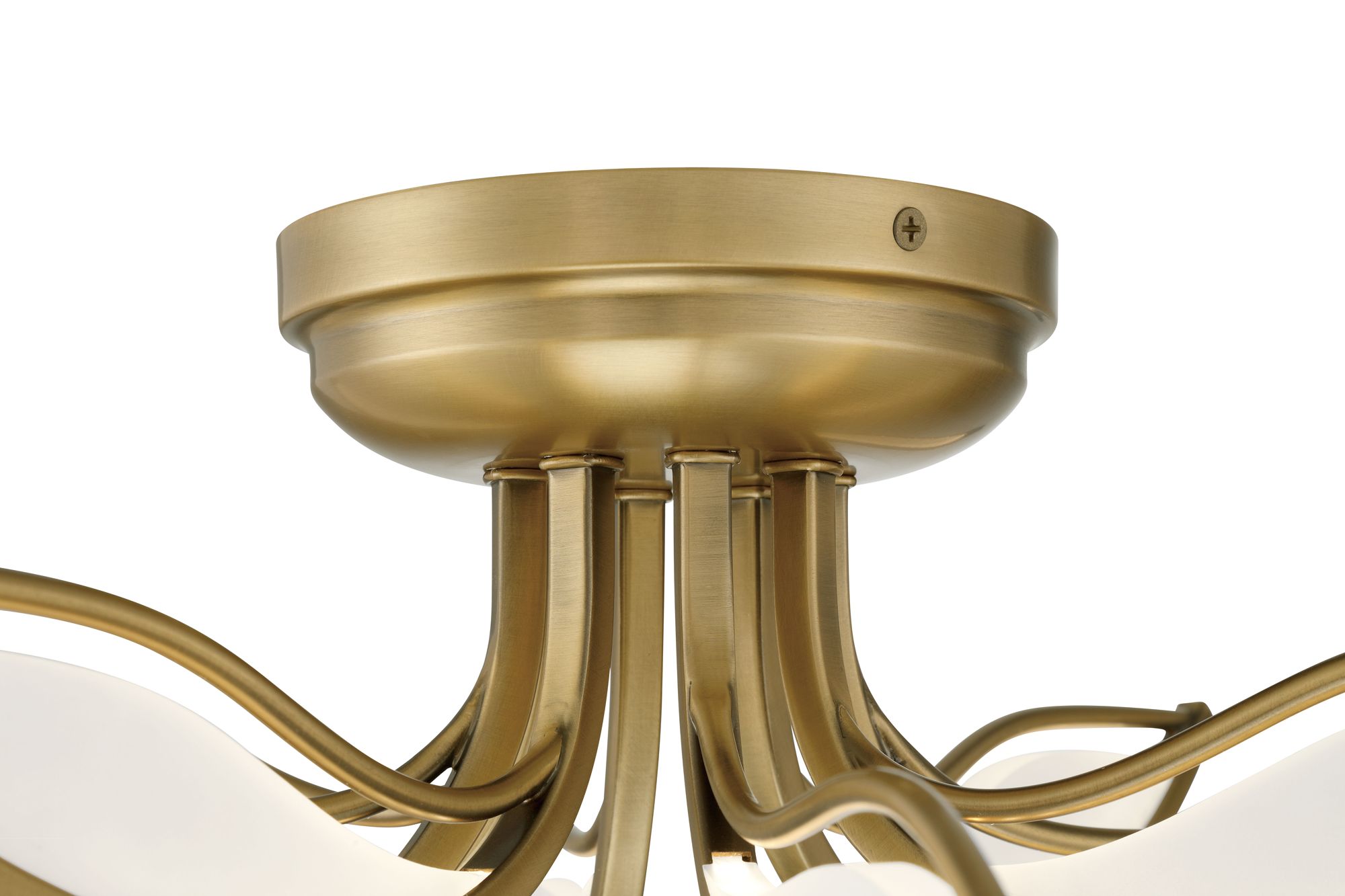 Minka-Lavery Papilio LED 21-in Legacy Brass Indoor Flush Mount