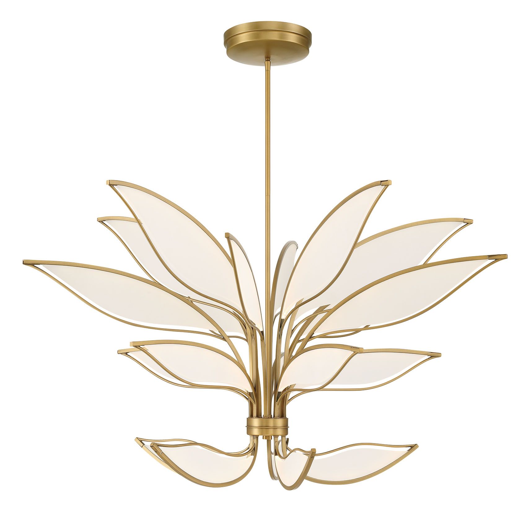 Image 3 Minka-Lavery Papilio LED 46-in Legacy Brass Indoor Chandelier more views